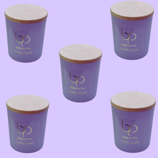 Świeca Sojowa Glow Candle Bergamotka & Pomarańcza – BP Beauty Pro (Limitowana Edycja)