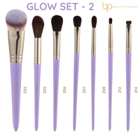 GLOW SET 2 – BP BEAUTY PRO x ZMALOWANA Zestaw 7 pędzli