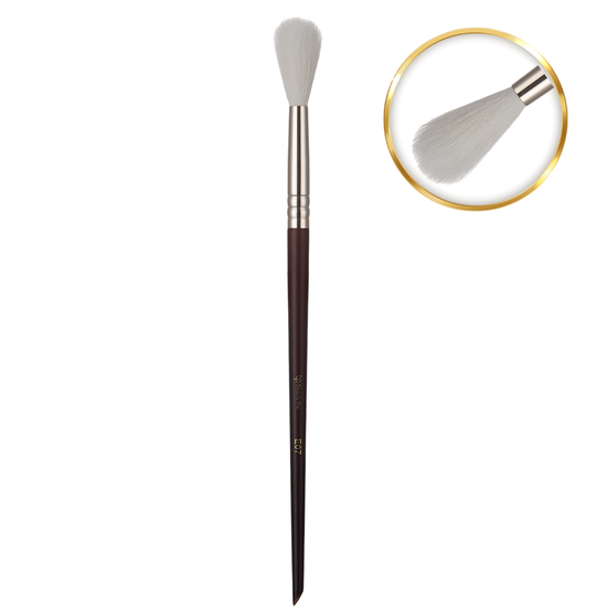 Pędzel E07 do blendowania cieni – białe kozie włosie