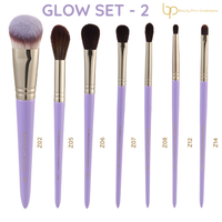 GLOW SET 2 – BP BEAUTY PRO x ZMALOWANA Zestaw 7 pędzli